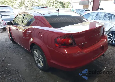 2013 Dodge Avenger Sxt из США, поврежденный, VIN 1C3CDZCBXDN548801